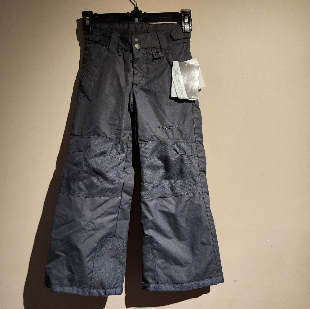 ARCTIX KIDS Size XS Snow Pants with Reinforced Knees and Seat Black New